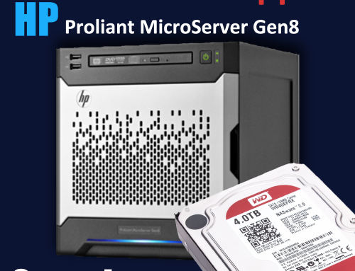 HP Proliant MicroServer Gen8 Supports 4TB Drives