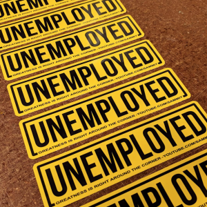 Unemployed Sticker - SAMMIT