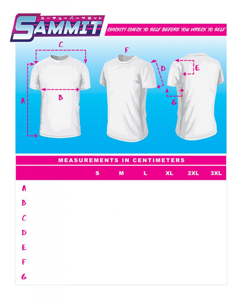 SIZING CHART