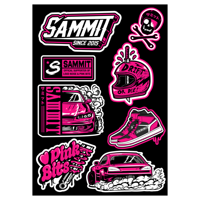 SAMMIT Sticker Sheet