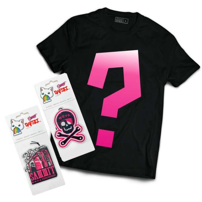 Mystery Shirt and 2 Paper Air Fresheners Bundle