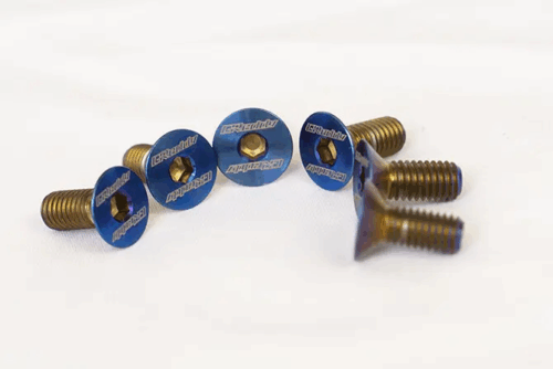 GReddy Steering Titanium Bolts - Blue Colour